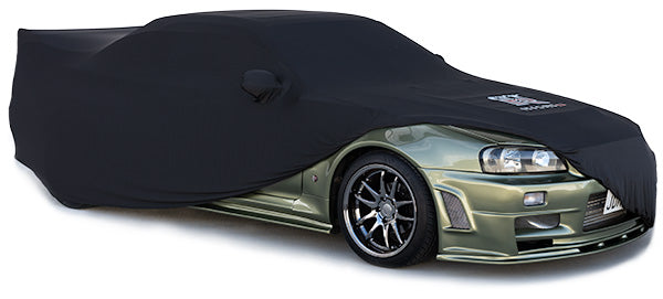 R34 black un covered with logo